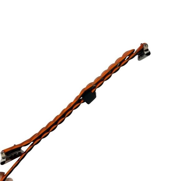 Apple Watch Magnetic Black and Orange Silicone Sports Band 42/44/49 mm - Picture 3 of 5